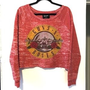 BRAVADO | Guns N Roses Cropped Sweatshirt